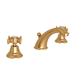 LAVABO CHAMBORD 3 TROUS DORE +VIDAGE PVD