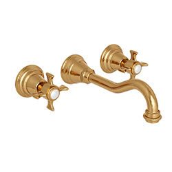 LAVABO MELANGEUR MURAL CHAMBORD S/MECA DORE
