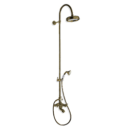 COLONNE BAIN/DOUCHE MELANGEUR VIEUX BRONZE