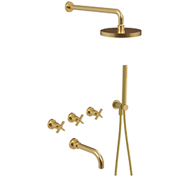 MÉLANGEUR BAIN DOUCHE ENCASTRÉ COMPLET CROSS ROAD***FIN