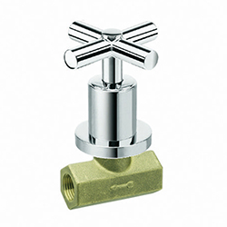 #ROBINET D'ARRET EXECUTIVE ENCASTRE 1/2" CHROME***/FINCATALOGUE