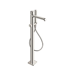 #MITIGEUR BAIN DOUCHE SUR PIED ITALY POIGNEE CHROME