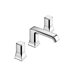 #MELANGEUR LAVABO 3 TROUS ITALY POIGNEE CHROME AVEC VIDAGE UP & DOW