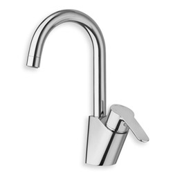 LAVABO NEW DAY BEC HAUT NF C 3 + VIDAGE CHROME