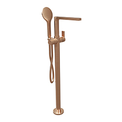 BAIN DOUCHE OMEGA MONOCOLONNE SANS MECANISME OR ROSE BROSSE