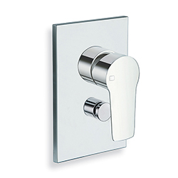 $ MITIGEUR DOUCHE ENCASTREE OPEN 2 SORTIES C1 CHROME COMPLET NF