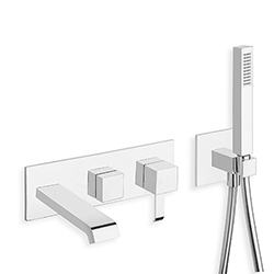 FACADE EXTERNE QUADRI BAIN DOUCHE MURAL 3 SORTIES SANS MECA EX QM110