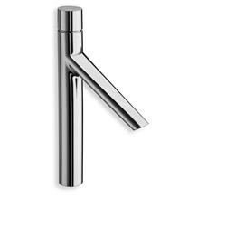 #LAVABO MI-HAUT 380 MM RUBINETTO + BONDE LAITON CHROME***