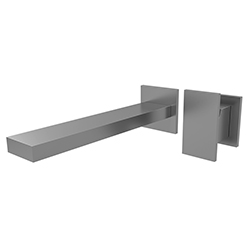 FAÇADE LAVABO MURALE AVEC ROSACES TABULA BEC 230 MM