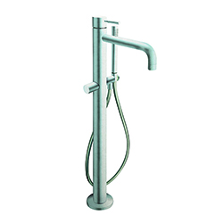 BAIN DOUCHE TRIVERDE MONOCOLONNE SUR PIED SANS MECANISME BLANC