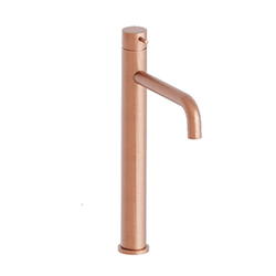 LAVABO TRIVERDE HAUT OR ROSE BROSSE + VIDAGE UP&DOWN® PVD