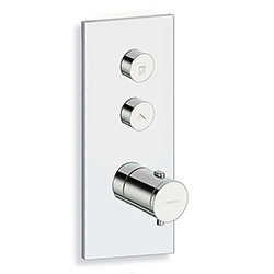 $FACADE THERMO TWIST THERMOSTATIQUE 2 SORTIES CHROME TRIVERDE **FIN