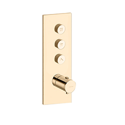 FACADE THERMO TWIST  THERMOSTATIQUE 3 SORTIES TRIVERDE OR ROSE